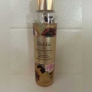 BBW Dahlia Shimmer Mist Fragrance by Bath & Body Works HTF Rare